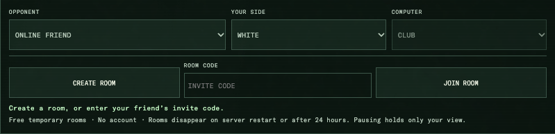 Online Friend setup before creating or joining a room; no room or provider state created.